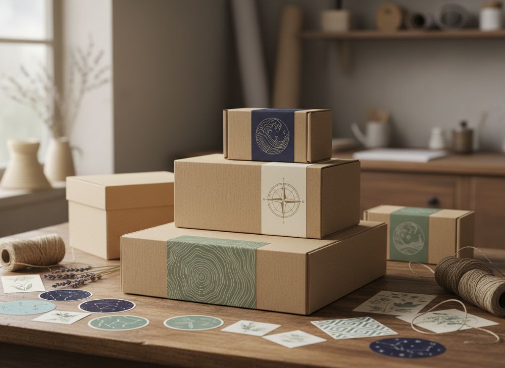 Tell Your Brand Story With Custom Boxes and Stickers