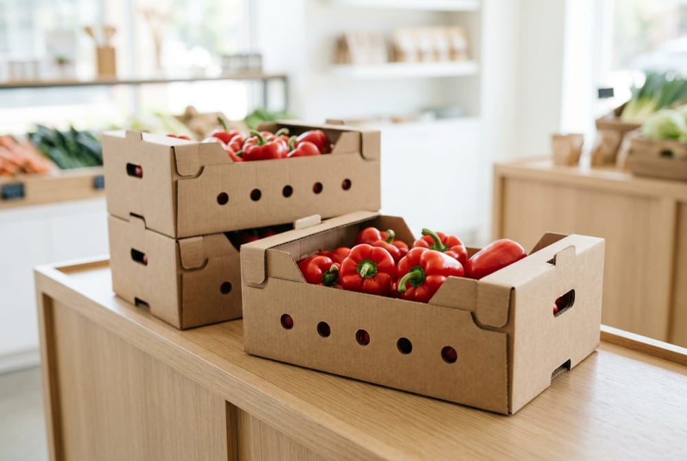 Produce packaging structures that protect freshness while improving handling and display