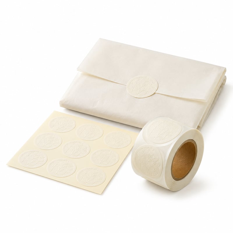 Embossed Gift Seal Labels