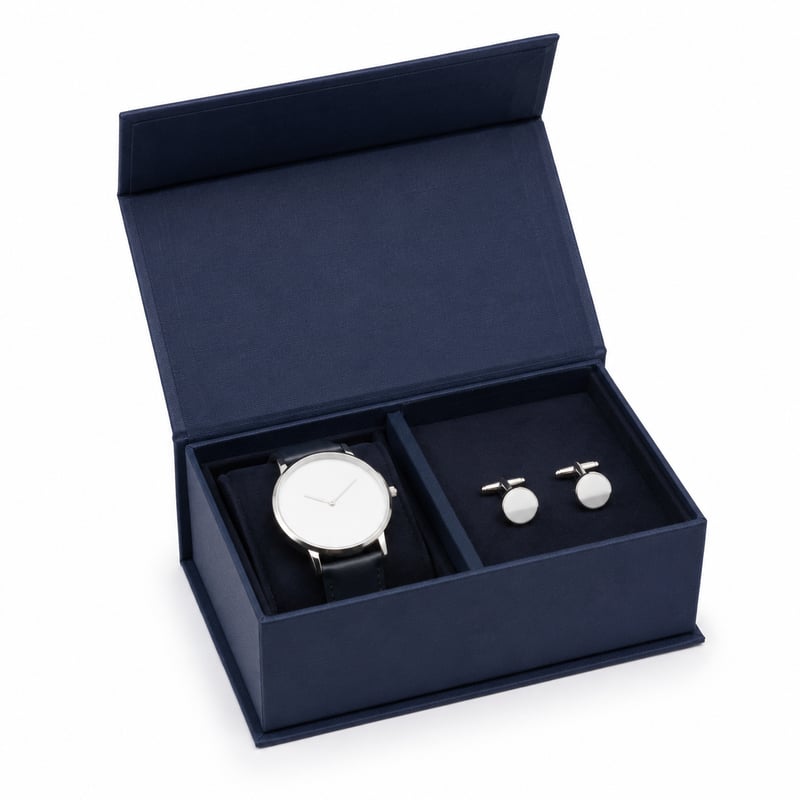 Watch and Cufflink Magnetic Box